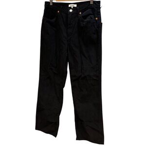 Re/done Redone Washed Black Corduroy Pants Size 28 NWOT Never Worn